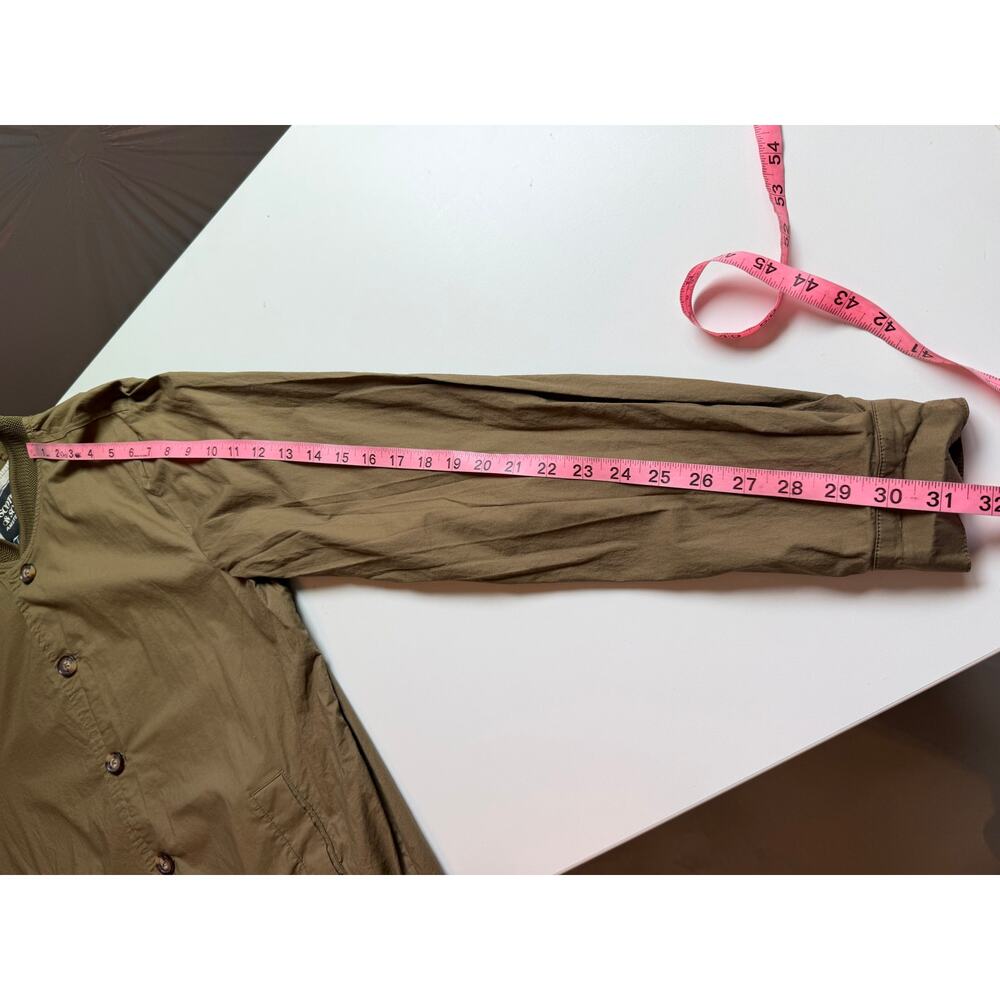 Scotch & Soda Women Organic Cotton Embroidered Bomber Jacket Size L Khaki Floral - Picture 13 of 13
